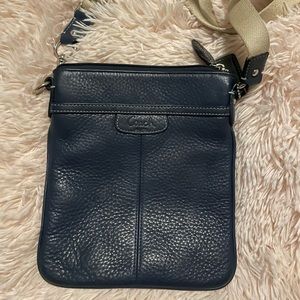 Navy blue Coach cross body